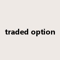 traded option是什么意思
