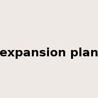 expansion plan是什么意思