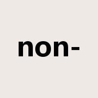 non-是什么意思