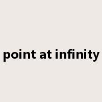 point at infinity是什么意思