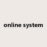 online system是什么意思