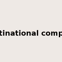 multinational company是什么意思