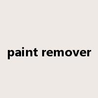 paint remover是什么意思