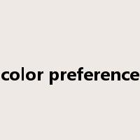 color preference是什么意思