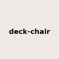 deck-chair是什么意思