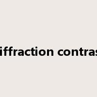 diffraction contrast是什么意思