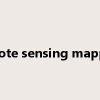 remote sensing mapping是什么意思