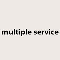 multiple service是什么意思