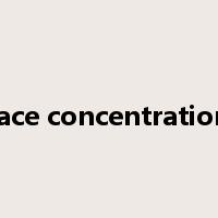 trace concentrations是什么意思