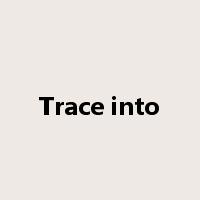 Trace into是什么意思
