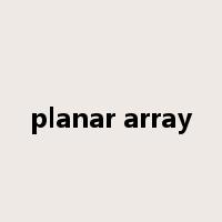 planar array是什么意思