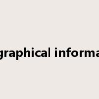geographical information是什么意思