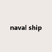 naval ship是什么意思