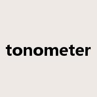 tonometer是什么意思