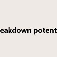breakdown potential是什么意思