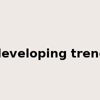 developing trend是什么意思