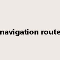 navigation route是什么意思