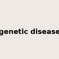 genetic disease是什么意思