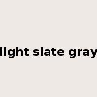 light slate gray是什么意思