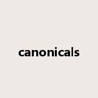 canonicals是什么意思