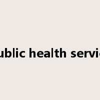 public health service是什么意思