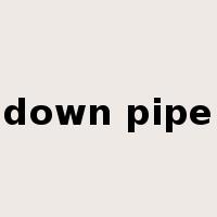 down pipe是什么意思