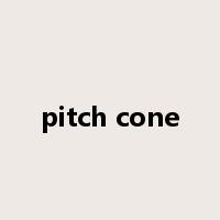 pitch cone是什么意思