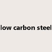 low carbon steel是什么意思
