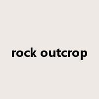 rock outcrop是什么意思