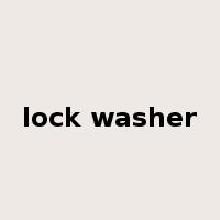 lock washer是什么意思