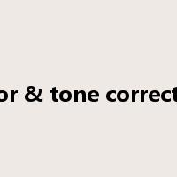 color & tone correction是什么意思