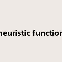 heuristic function是什么意思