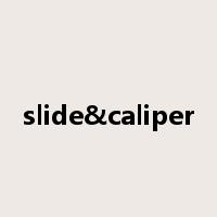 slide&caliper是什么意思
