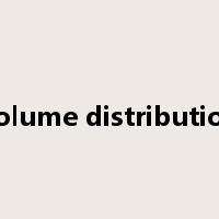 volume distribution是什么意思