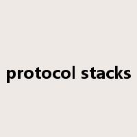 protocol stacks是什么意思