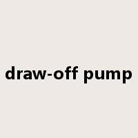 draw-off pump是什么意思