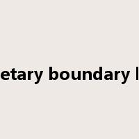 planetary boundary layer是什么意思