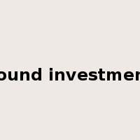 sound investment是什么意思
