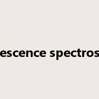fluorescence spectroscopy是什么意思