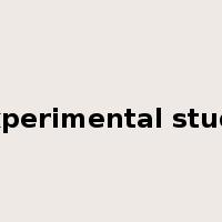 experimental study是什么意思