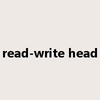 read-write head是什么意思