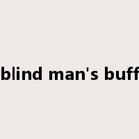 blind man's buff是什么意思