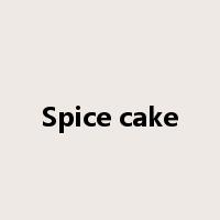 Spice cake是什么意思