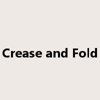 Crease and Fold是什么意思