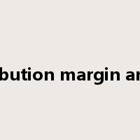 contribution margin analysis是什么意思