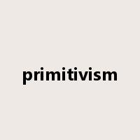 primitivism是什么意思
