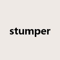 stumper是什么意思