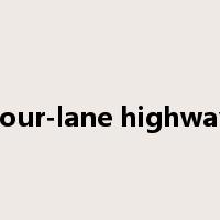 four-lane highway是什么意思