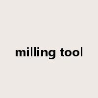 milling tool是什么意思