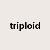 triploid是什么意思